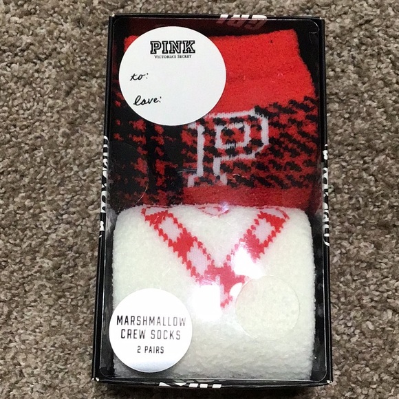 PINK Victoria's Secret Accessories - 🆕PINK VS Christmas socks